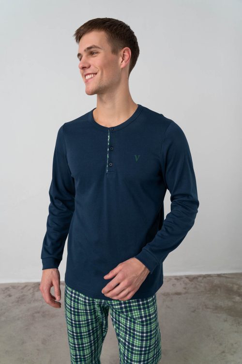 Pyjamas with Button Placket - Image 2