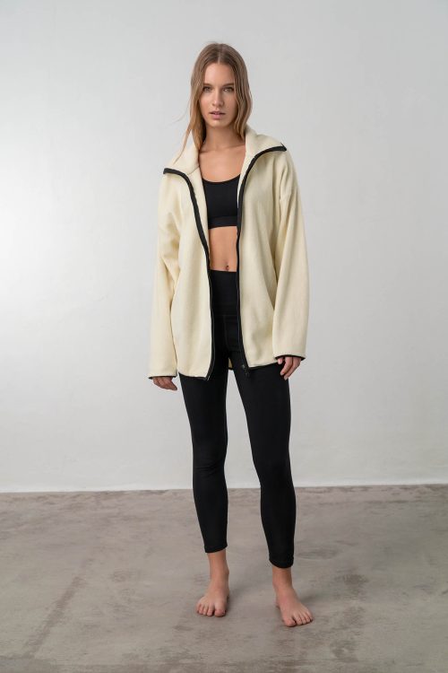 Long Sleeve Zipped Jacket - Image 2