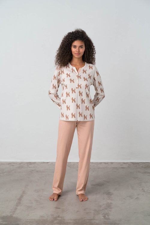 Pyjamas with Button Placket - Image 2