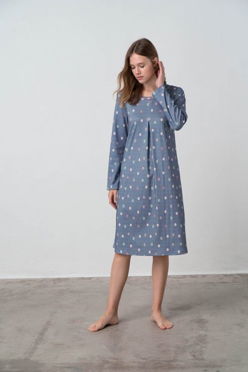 Nightgown with Long Sleeves - Image 2