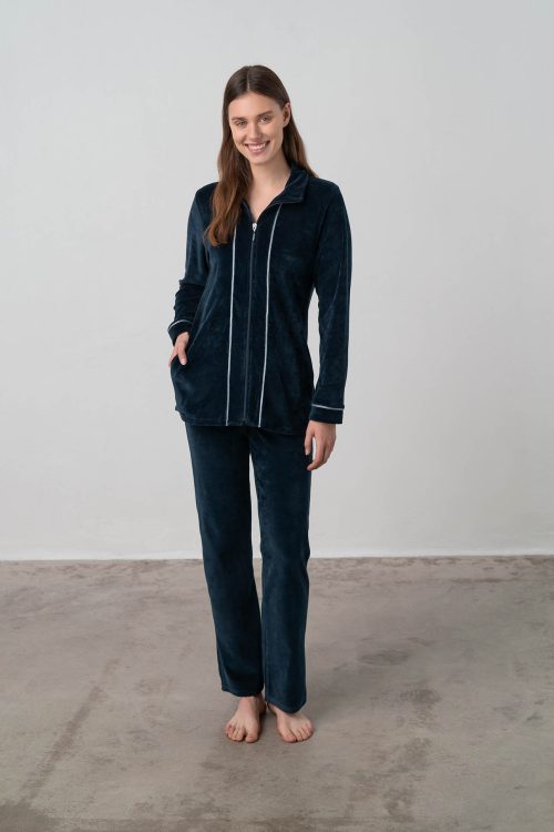 Plain Zipped Tracksuit - Image 3
