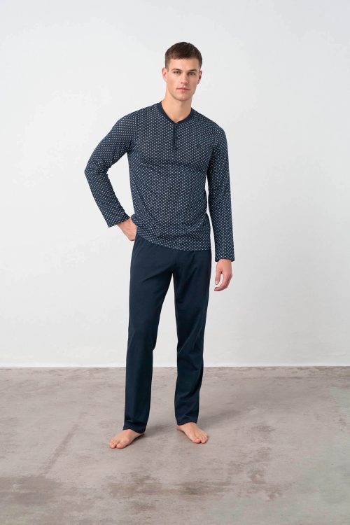 Pyjamas with Button Placket - Image 2