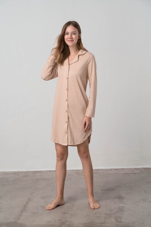Checked Dot Nightgown - Image 2