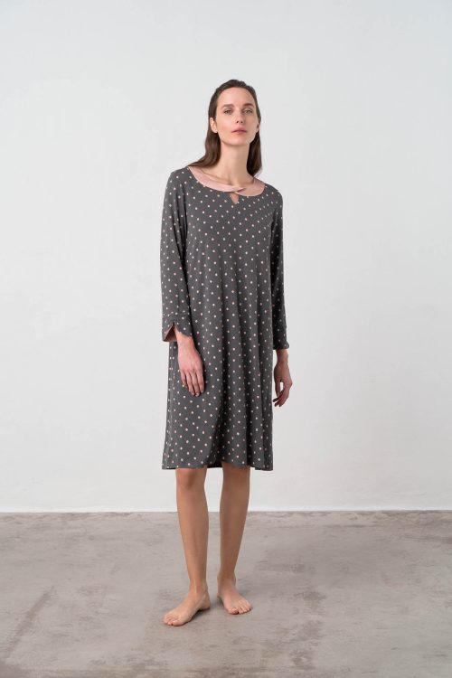 Nightgown with Long Sleeves - Image 2