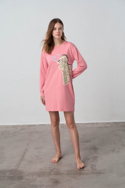 Nightgown with Long Sleeves - Image 2