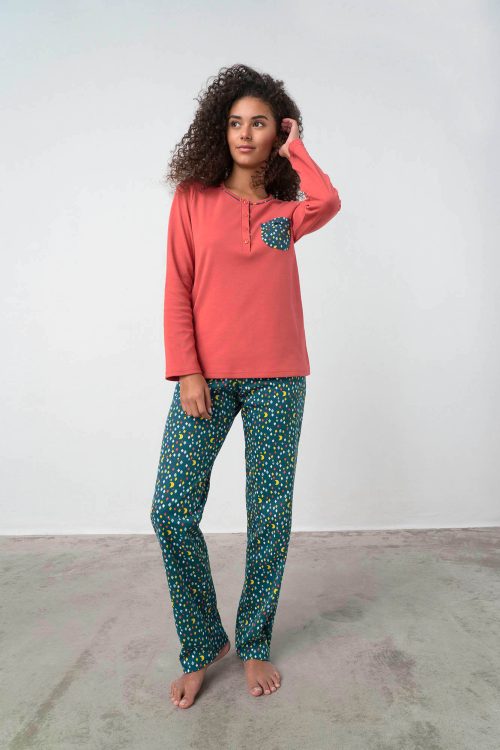 Pyjamas with Button Placket - Image 2