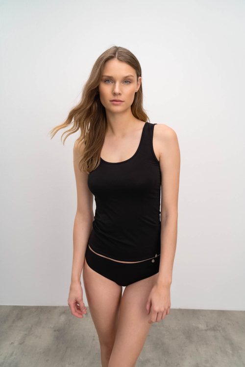 Plain Sleeveless Vest - Image 2