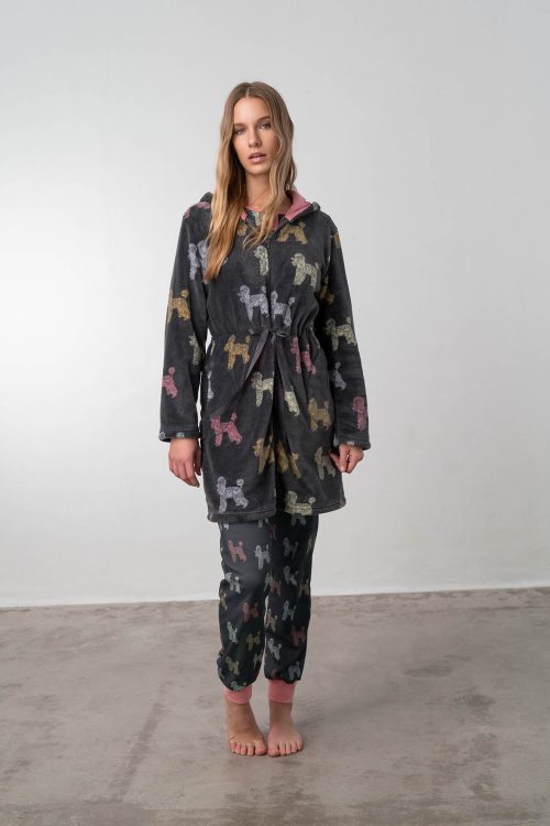Plain Zipped Robe - Image 3