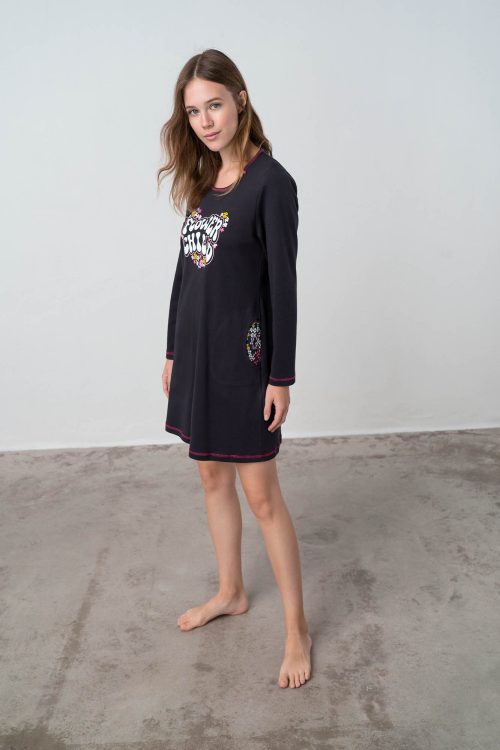 Nightgown with Long Sleeves - Image 3
