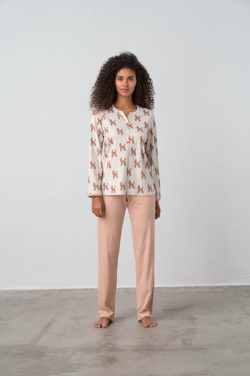 Pyjamas with Button Placket - Image 3