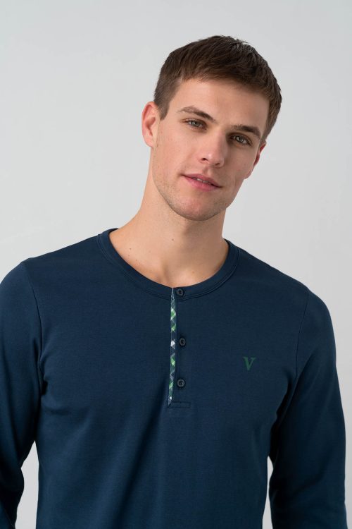 Pyjamas with Button Placket - Image 3