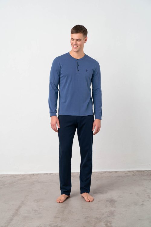 Pyjamas with Button Placket - Image 3