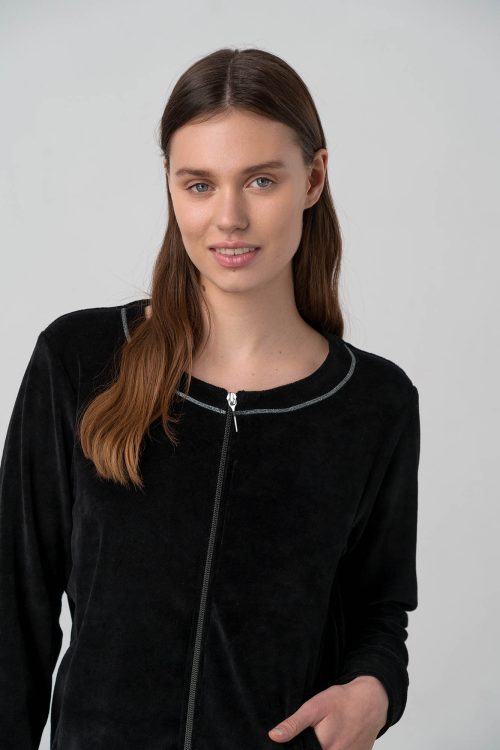 Plain Zipped Tracksuit - Image 3