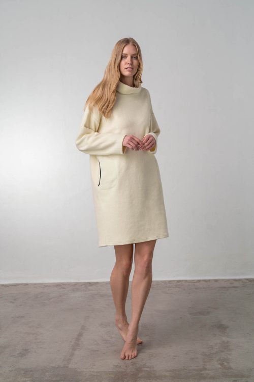 Plain Long Dress - Image 3