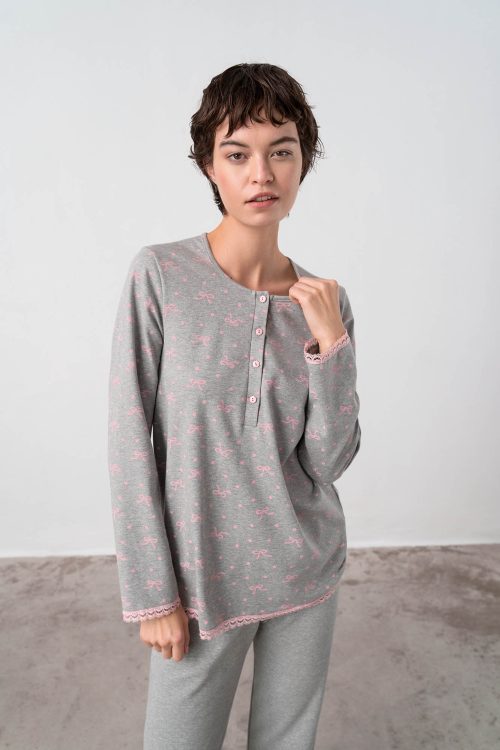 Pyjamas with Button Placket - Image 3