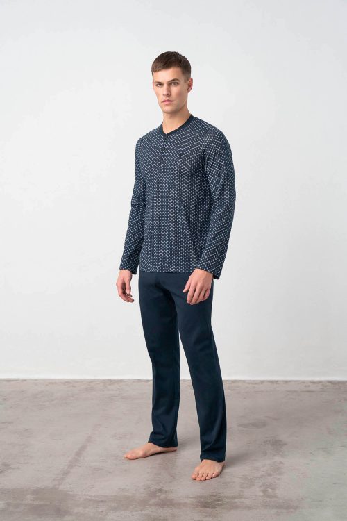 Pyjamas with Button Placket - Image 3