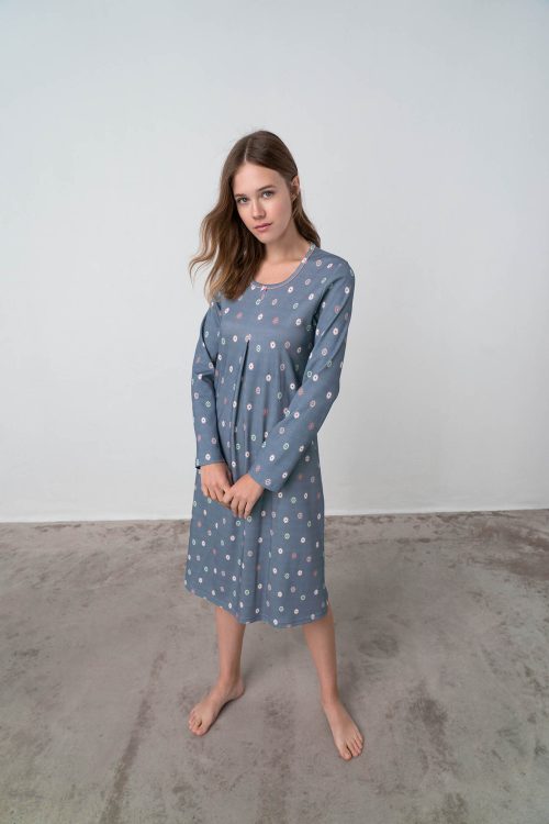 Nightgown with Long Sleeves - Image 3