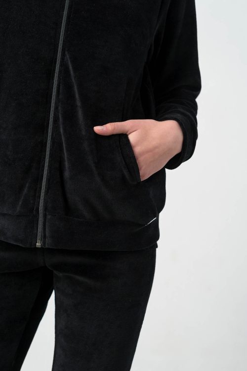 Plain Zipped Tracksuit - Image 4