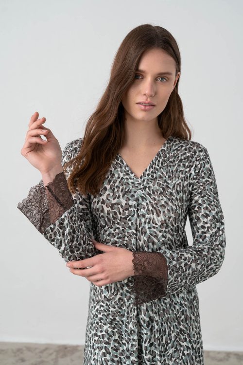 Maxi Printed Nightgown - Image 4