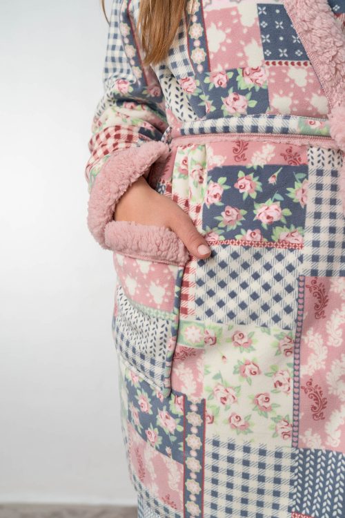 Printed Long Robe - Image 4