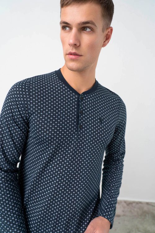 Pyjamas with Button Placket - Image 4