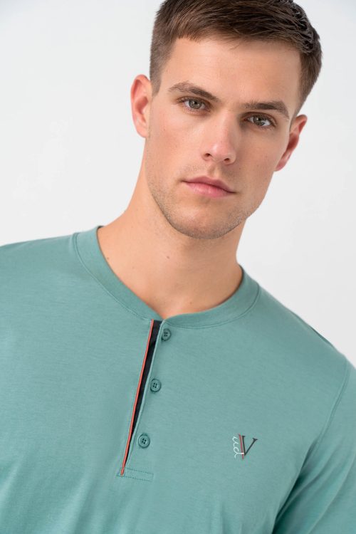 Pyjamas with Button Placket - Image 4