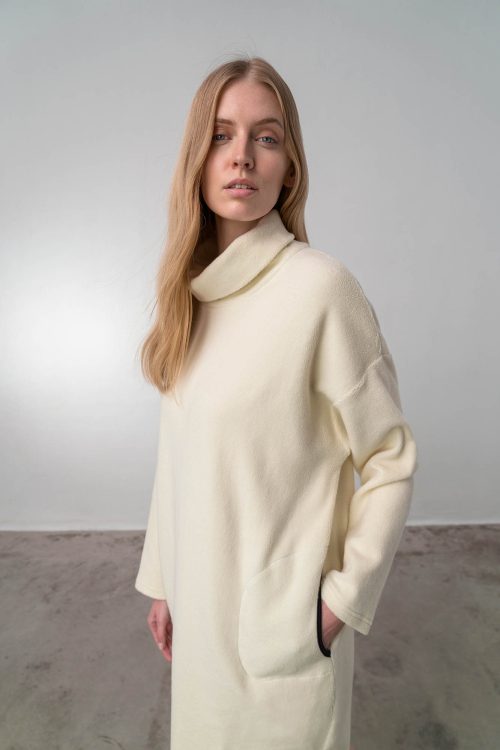 Plain Long Dress - Image 4