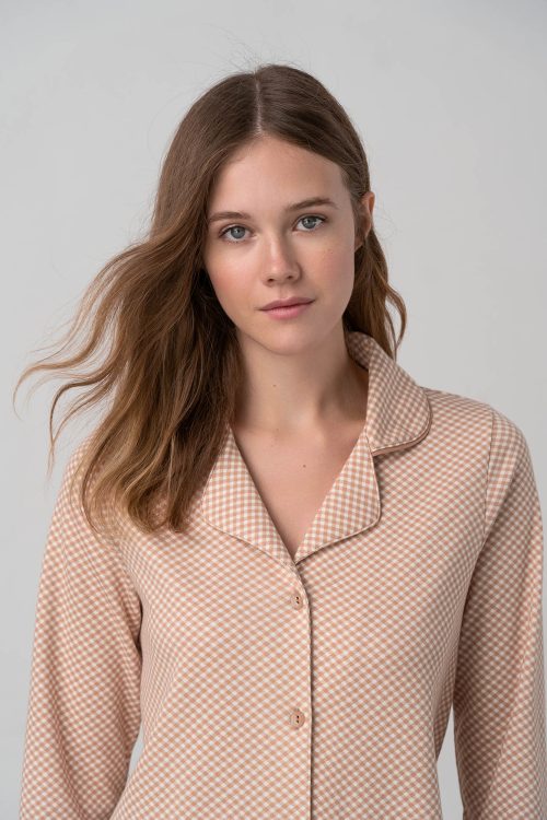 Checked Dot Nightgown - Image 4