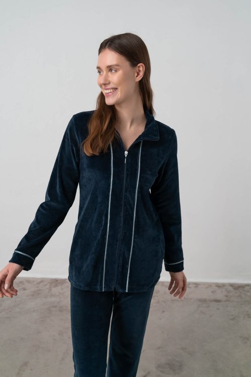 Plain Zipped Tracksuit - Image 5
