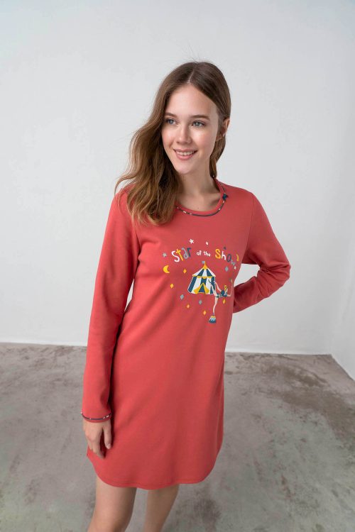 Nightgown with Long Sleeves - Image 4