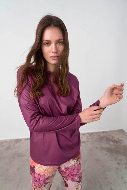 Pyjamas with Floral Pants - Image 4