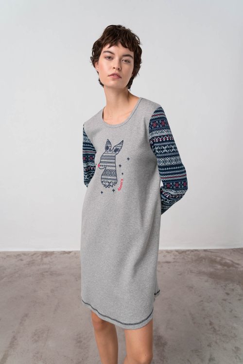 Nightgown with Long Sleeves - Image 4