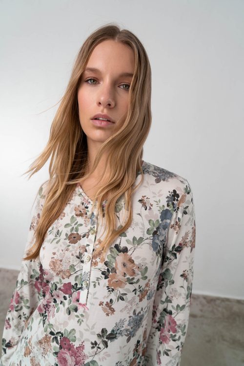 Pyjamas with Button Placket - Image 4