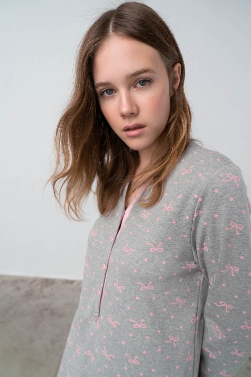 Nightgown with Button Placket - Image 4