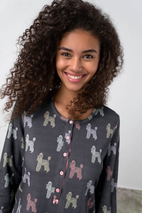 Nightgown with Button Placket - Image 5