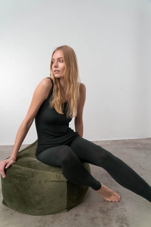Plain High Waisted Leggings - Image 5