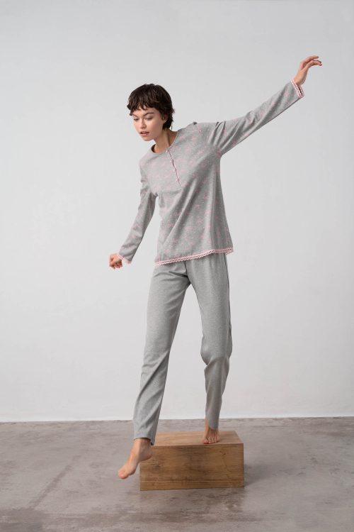 Pyjamas with Button Placket - Image 5