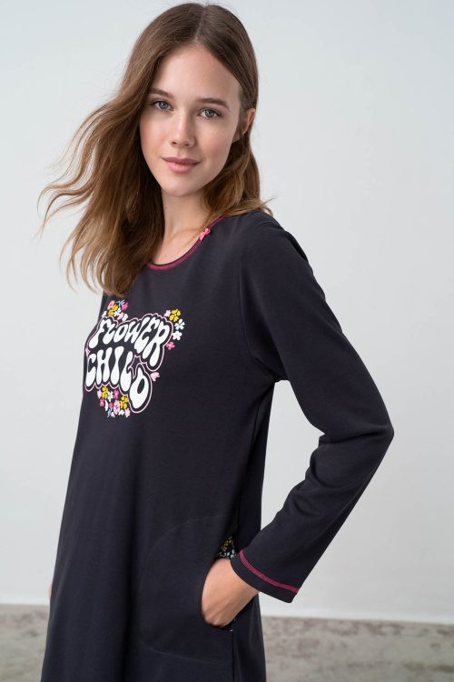 Nightgown with Long Sleeves - Image 5