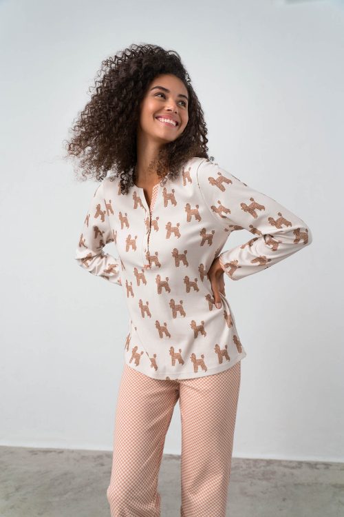 Pyjamas with Button Placket - Image 5