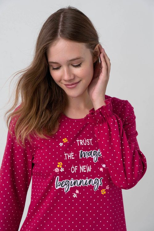 Nightgown with Long Sleeves - Image 5