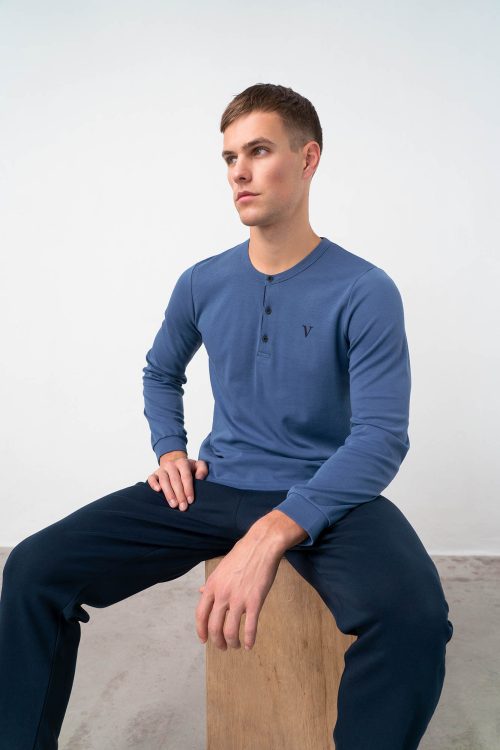 Pyjamas with Button Placket - Image 5