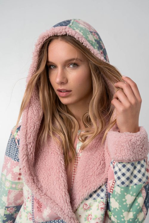 Printed Buttoned Robe - Image 6