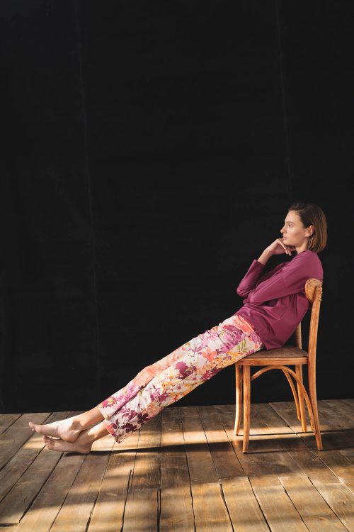 Pyjamas with Floral Pants - Image 6