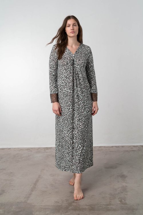 Maxi Printed Nightgown - Image 6