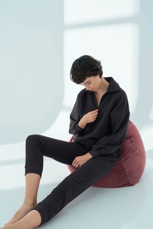 Long Sleeve Plain Blouse - Image 7