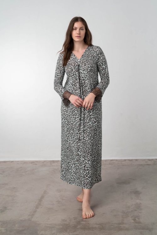 Maxi Printed Nightgown - Image 7
