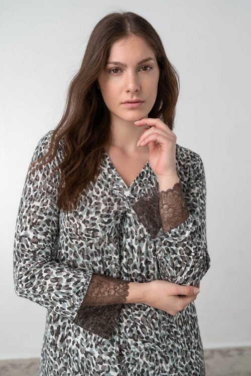 Maxi Printed Nightgown - Image 8