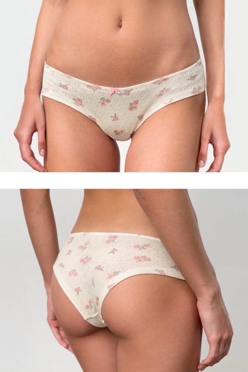 Къси панталони с щампа Cheeky - Image 1