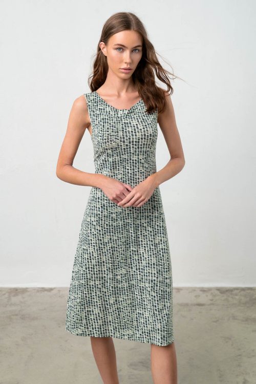 Нощна риза без ръкави с щампа - Image 1