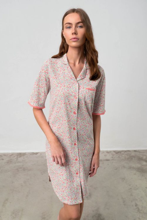 Nightgown with Buttons - Image 1